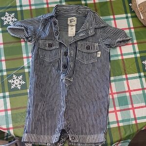 6mo Boys Shorts Romper